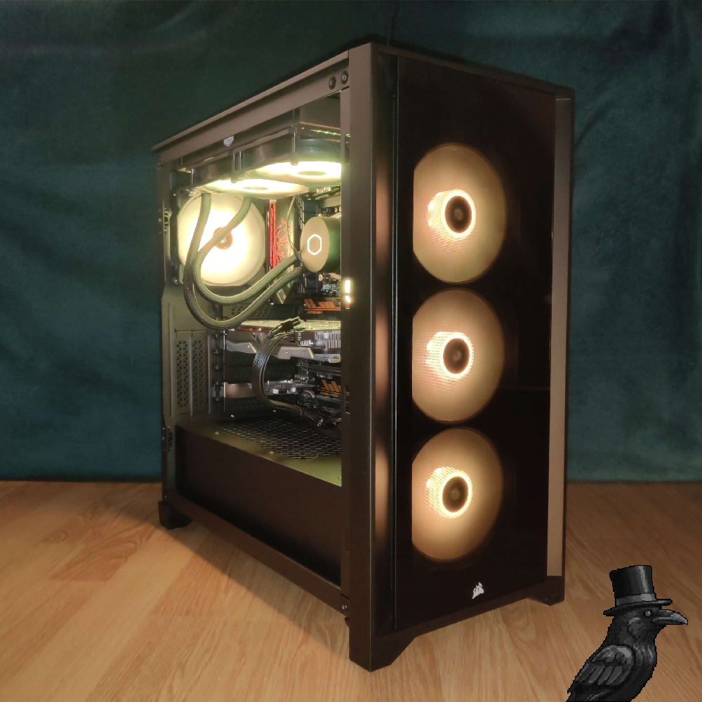 PC gamer i5 11600KF RTX 3060 Ti - montage Hrafn Studio