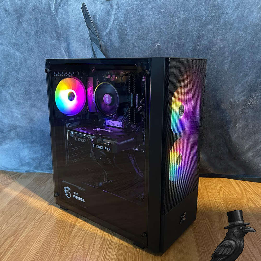 PC sur-mesure Ryzen 5 3600 RTX 3060 Ti - Hrafn Studio