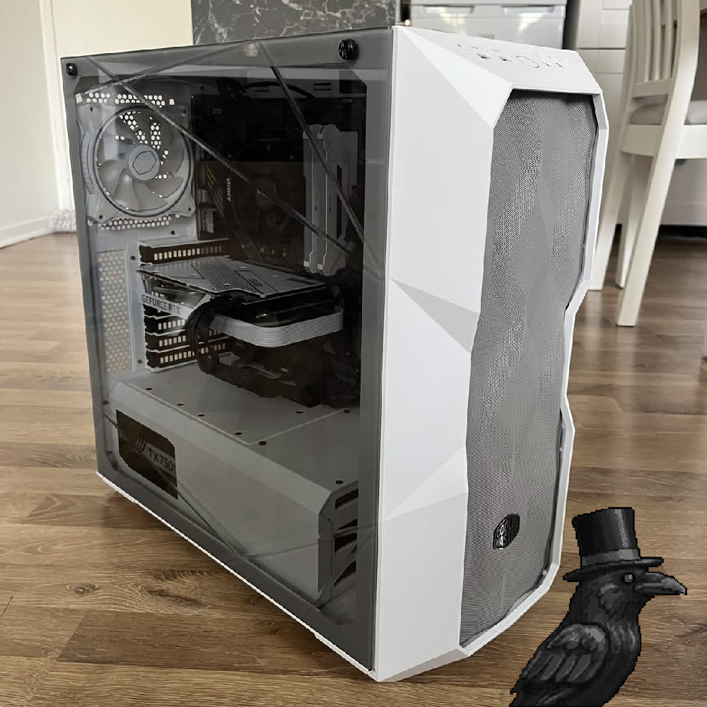 PC sur mesure Ryzen 5 3600 RTX 3060 Ti - Hrafn Studio